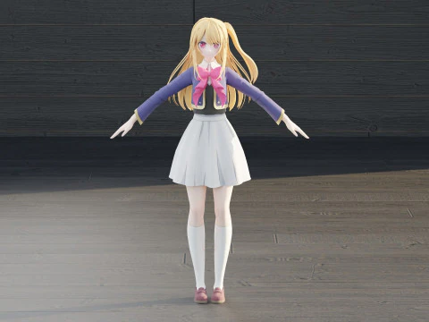 Ruby Hoshino - Oshi no Ko Modelo 3D