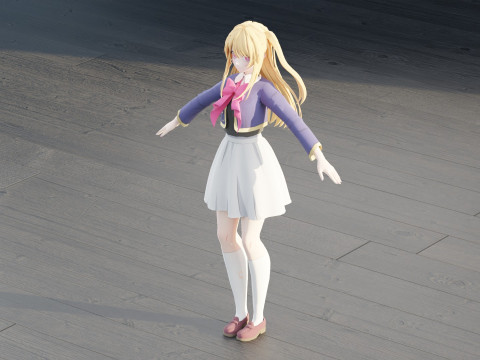 Ruby Hoshino - Oshi no Ko 3D Model