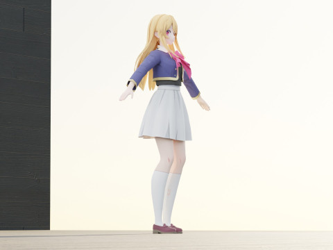 Ruby Hoshino - Oshi no Ko 3D Model