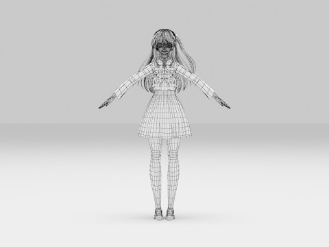 Ruby Hoshino - Oshi no Ko 3D Model