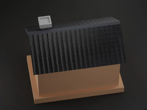 Simple House 3D Model