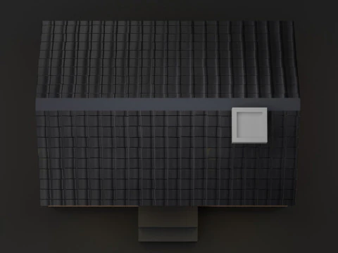 Simple House 3D Model