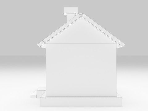 Simple House 3D Model