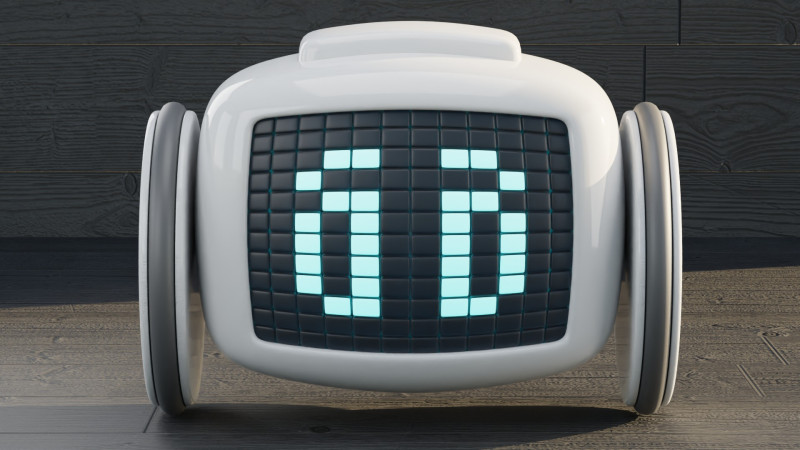 Cute Robot 3Dモデル .c4d .max .obj .3ds .fbx .stl .blend 