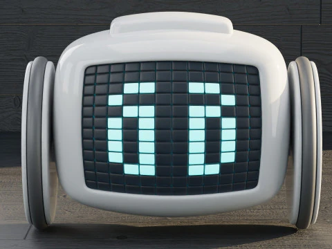 귀여운 로봇 3D 모델