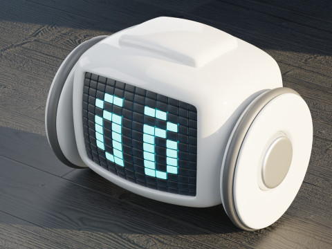 Cute Robot 3Dモデル
