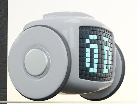 Cute Robot 3Dモデル