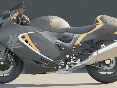 Suzuki Hayabusa 3D Model