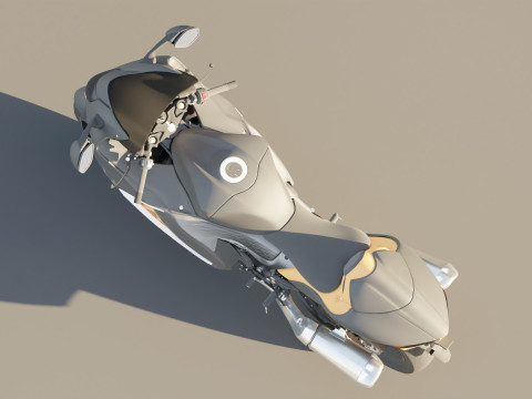 Suzuki Hayabusa Modello 3D