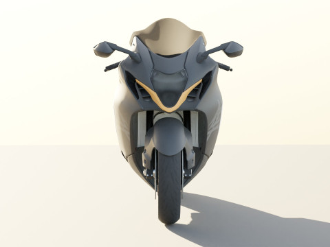 Suzuki Hayabusa Modello 3D
