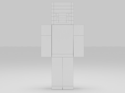 Steve Maincraft Character 3D मॉडल