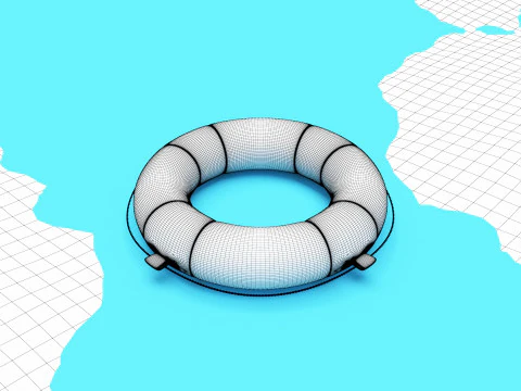 Rescue Buoy 3D Model