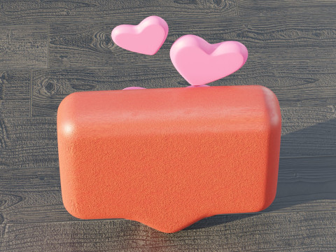 Icon Heart Modelo 3D