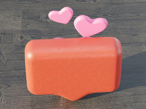 चिह्न हृदय 3D मॉडल