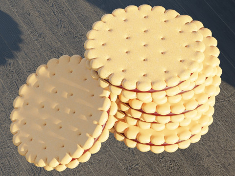 Sandwich Cookies Modelo 3D