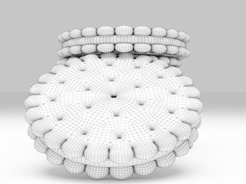 Sandwich Cookies Modelo 3D