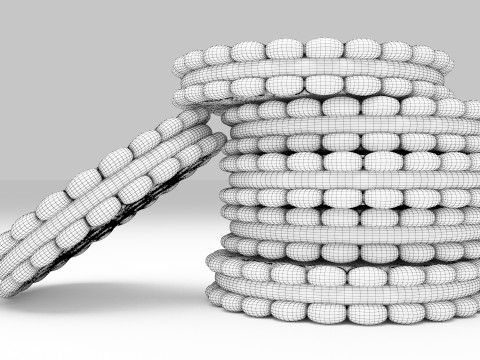 Sandwich Cookies Modelo 3D