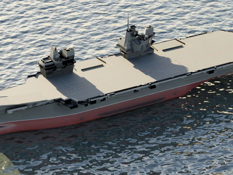 HMS Reine Elizabeth Modèle 3D