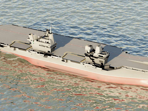 HMS Queen Elizabeth 3D Model