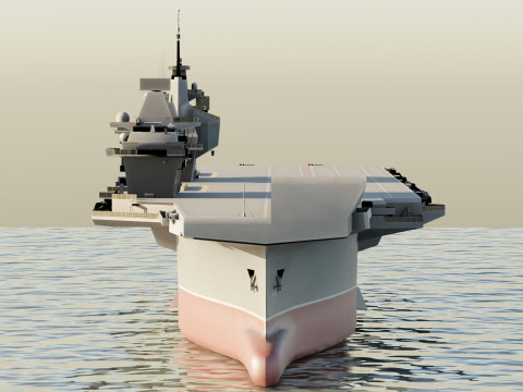 HMS Queen Elizabeth Modelo 3D