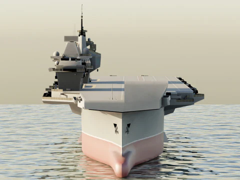 HMS Queen Elizabeth 3D Model