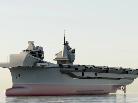 HMS Queen Elizabeth 3D Model