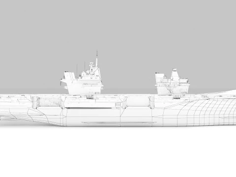 HMS Queen Elizabeth 3D Model