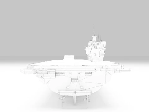 HMS Queen Elizabeth 3D Model