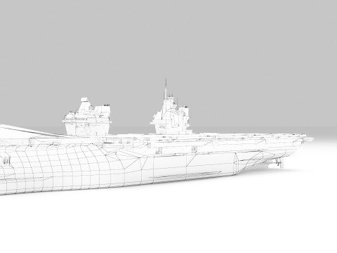 HMS Queen Elizabeth Modelo 3D