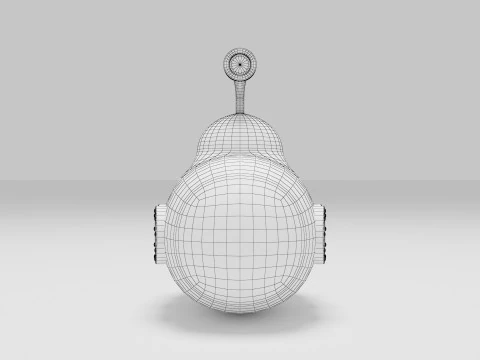 Cartoon Submarine 3D Model