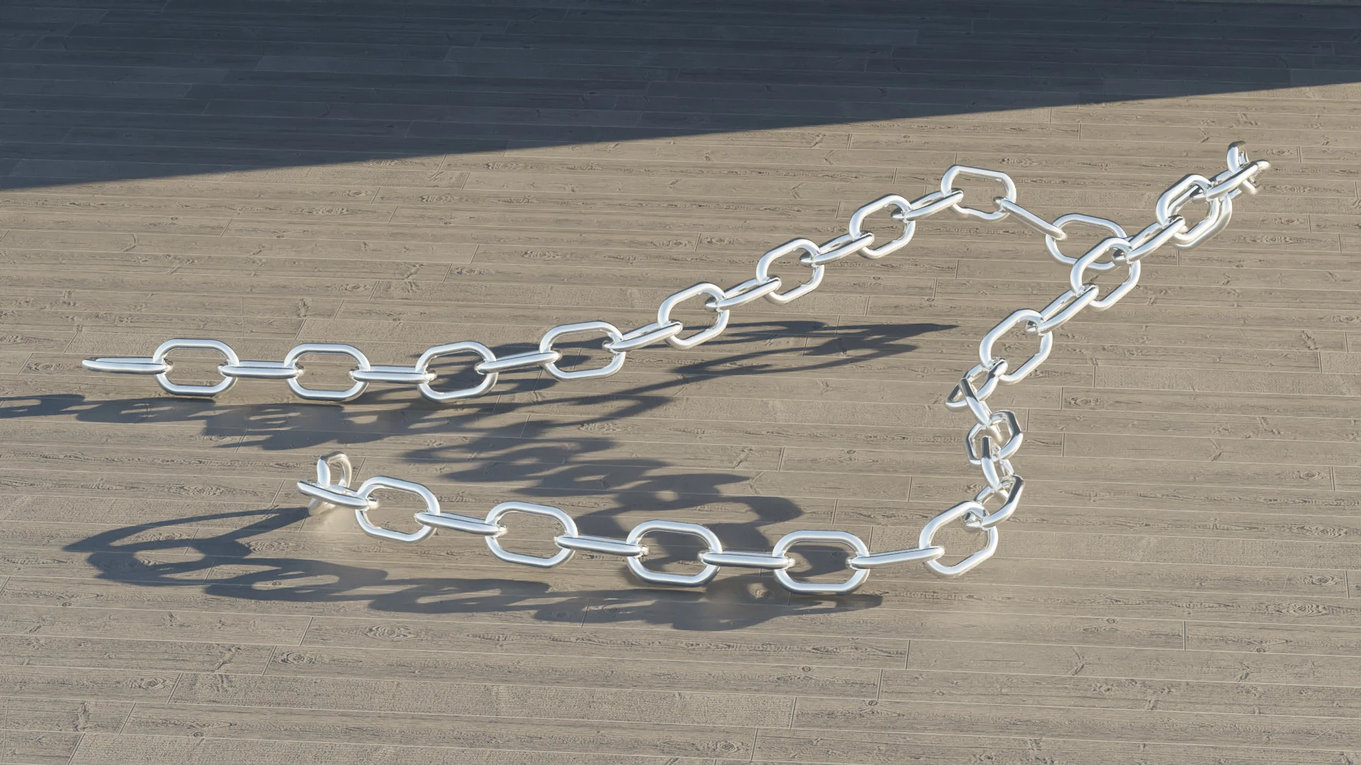 Metal Chain 3D Model .c4d .max .obj .3ds .fbx .stl .blend 
