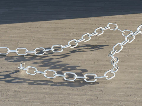 金属链条 3D 模型