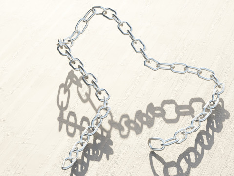 Metal Chain 3D Model