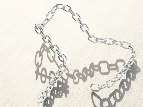 Metal Chain 3D Model