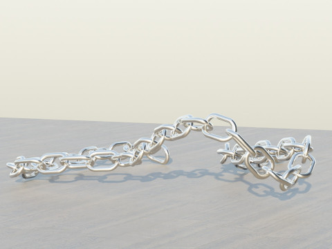 Metal Chain 3D Model