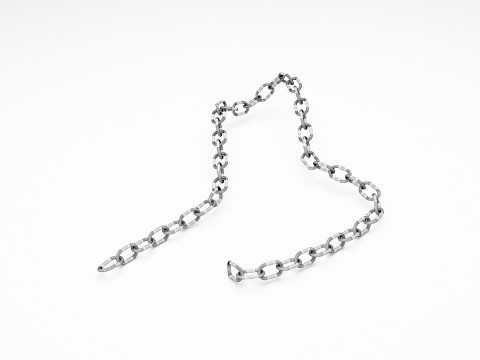 Metal Chain 3D Model