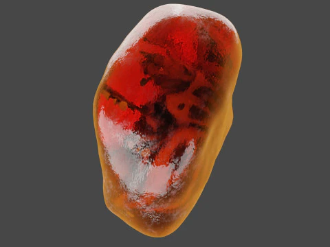 Fossilized Amber 3D Model