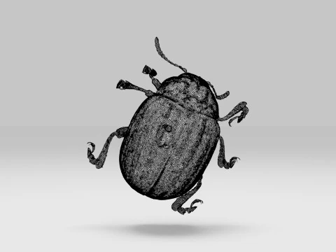Fossilized Amber 3D Model