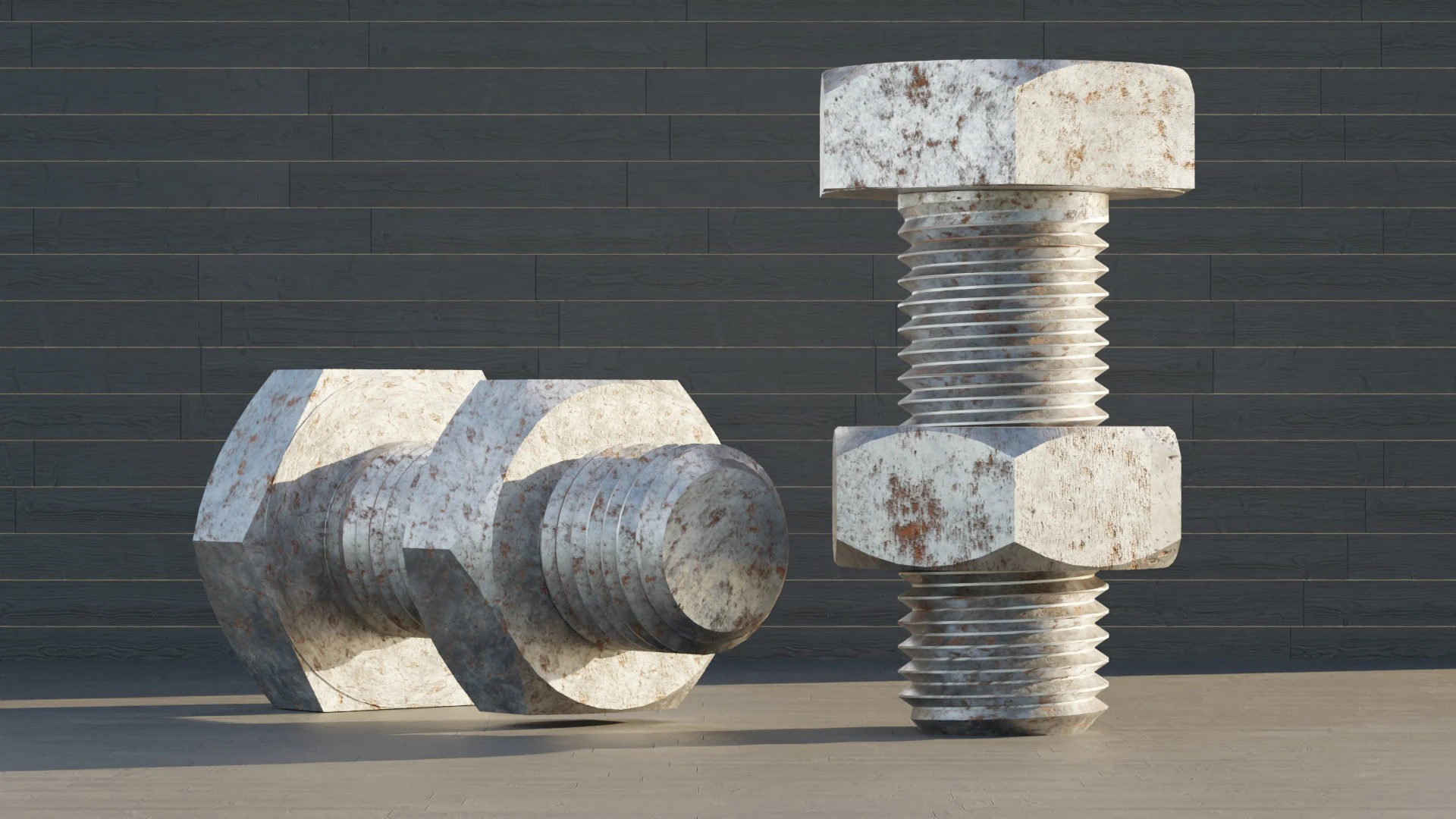 Factory Bolt 3D Model .c4d .max .obj .3ds .fbx .stl .blend 