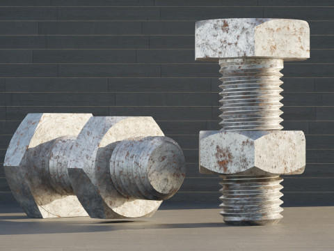 Factory Bolt 3D Model