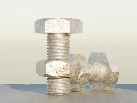 Factory Bolt 3D Model