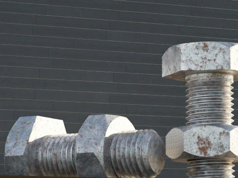 Factory Bolt 3D Model