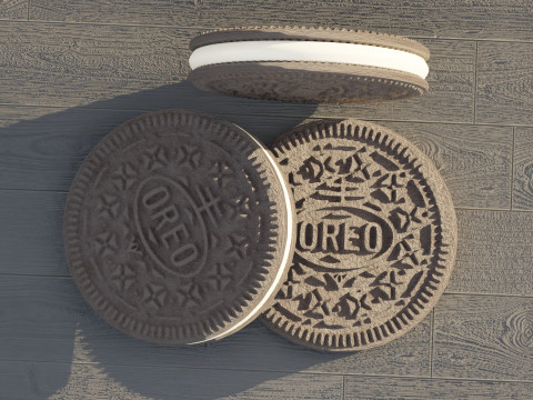 Three Oreos 3D Модель
