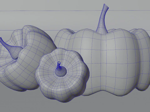 Balkabakları 3D Model