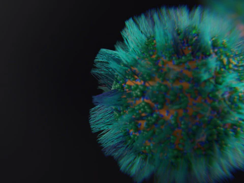 Sci-Fi Virus 3D Model