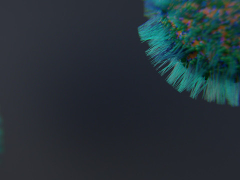 Sci-Fi Virus 3D Model