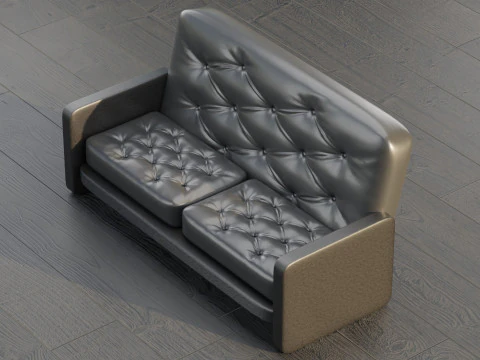 Living Room Sofa 3D Model