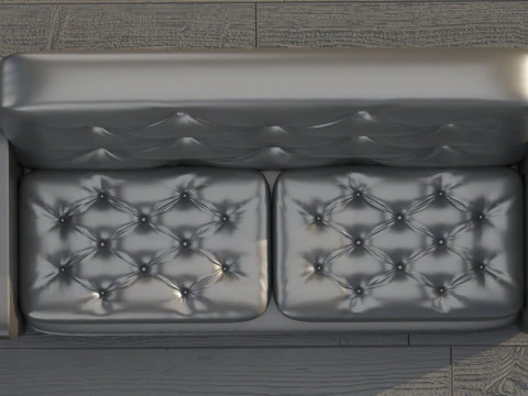Living Room Sofa 3D Model