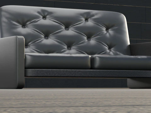 Living Room Sofa 3D Model