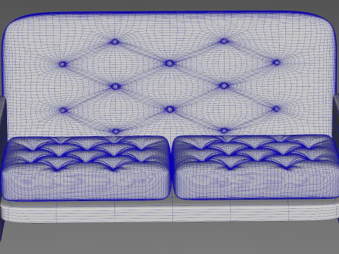 Living Room Sofa 3D Model